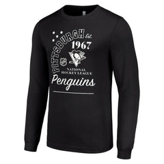Pittsburgh Penguins Starter Arch City Theme Graphic Long Sleeve T-Shirt -  NHL T-shirts