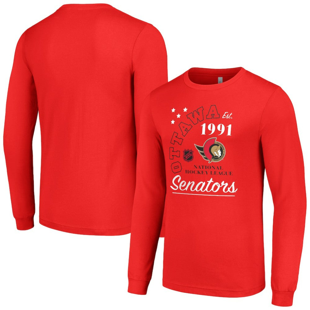 Ottawa Senators Starter Arch City Theme Graphic Long Sleeve T-Shirt -  NHL T-shirts