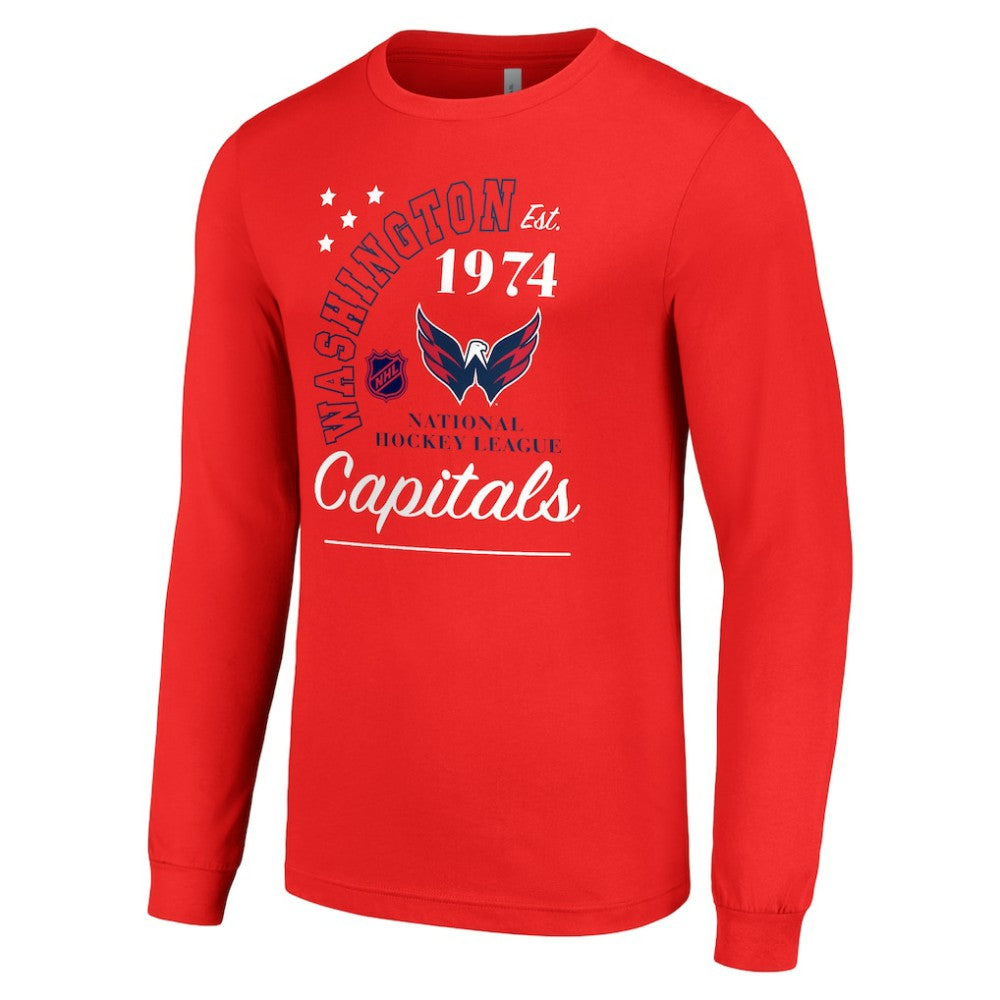 Washington Capitals Starter Arch City Theme Graphic Long Sleeve T-Shirt -  NHL T-shirts