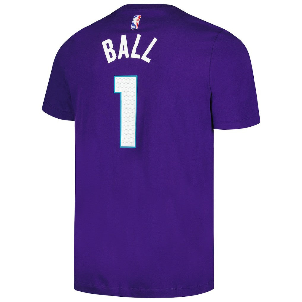 Purple LaMelo Ball Charlotte Hornets Jordan Brand 2022/23 Statement Edition Name & Number T-Shirt | NBA