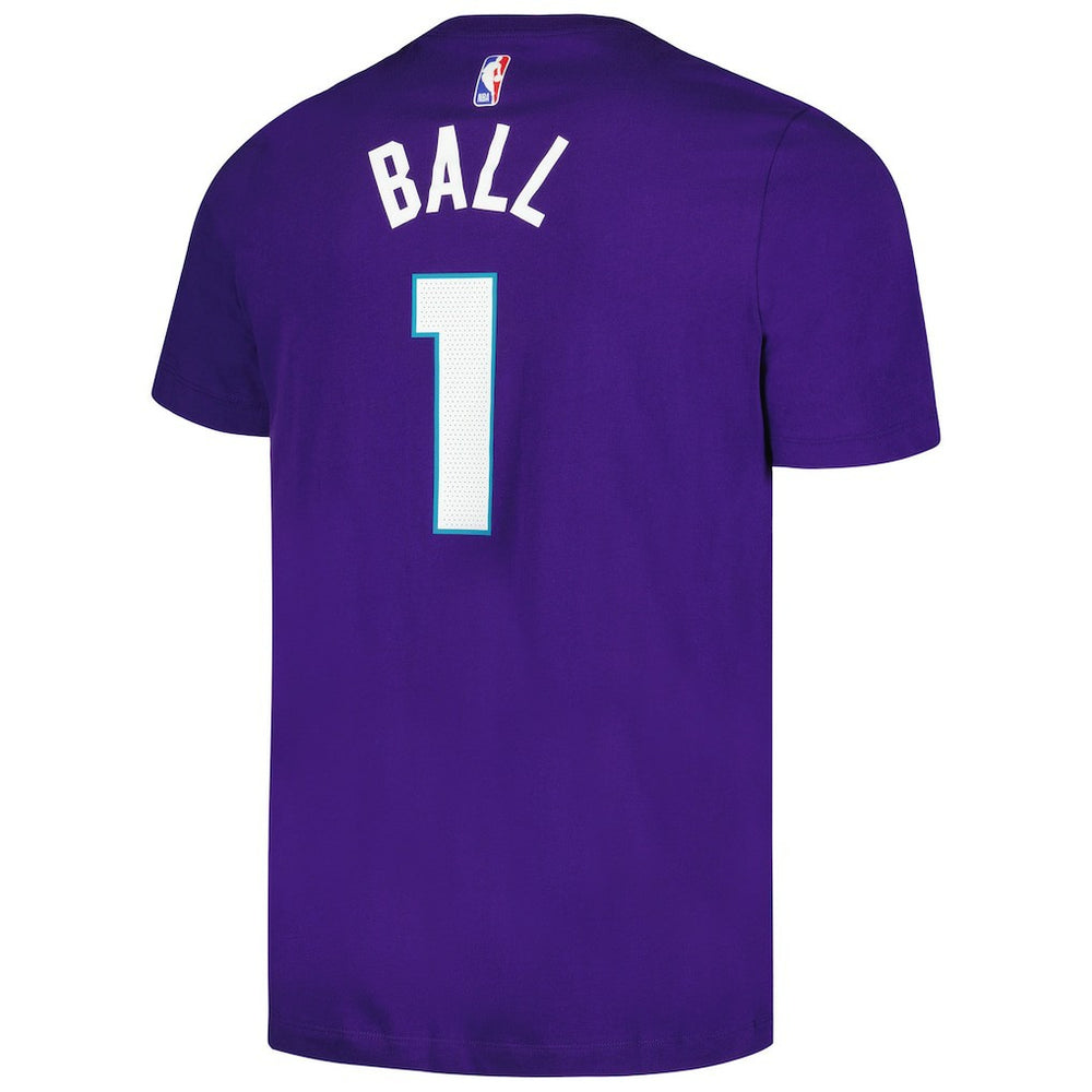 Purple LaMelo Ball Charlotte Hornets Jordan Brand 2022/23 Statement Edition Name & Number T-Shirt | NBA