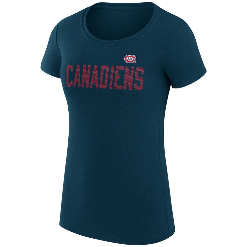 Montreal Canadiens G-III 4Her by Carl Banks Women's Super-Slim Fit Lightweight Dot Print Team T-Shirt -  NHL T-shirts