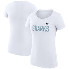 San Jose Sharks G-III 4Her by Carl Banks Women's Super-Slim Fit Lightweight Dot Print Team T-Shirt -  NHL T-shirts