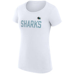 San Jose Sharks G-III 4Her by Carl Banks Women's Super-Slim Fit Lightweight Dot Print Team T-Shirt -  NHL T-shirts
