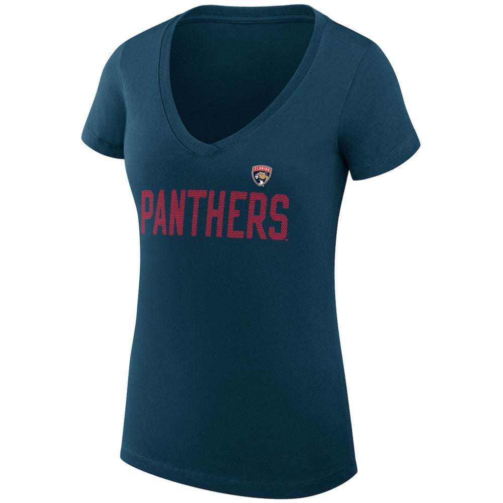 Florida Panthers G-III 4Her by Carl Banks Women's Super-Slim Fit Lightweight Dot Print Team V-Neck T-Shirt -  NHL T-shirts
