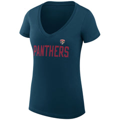 Florida Panthers G-III 4Her by Carl Banks Women's Super-Slim Fit Lightweight Dot Print Team V-Neck T-Shirt -  NHL T-shirts