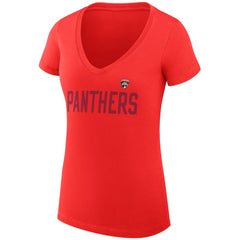 Florida Panthers G-III 4Her by Carl Banks Women's Super-Slim Fit Lightweight Dot Print Team V-Neck T-Shirt -  NHL T-shirts