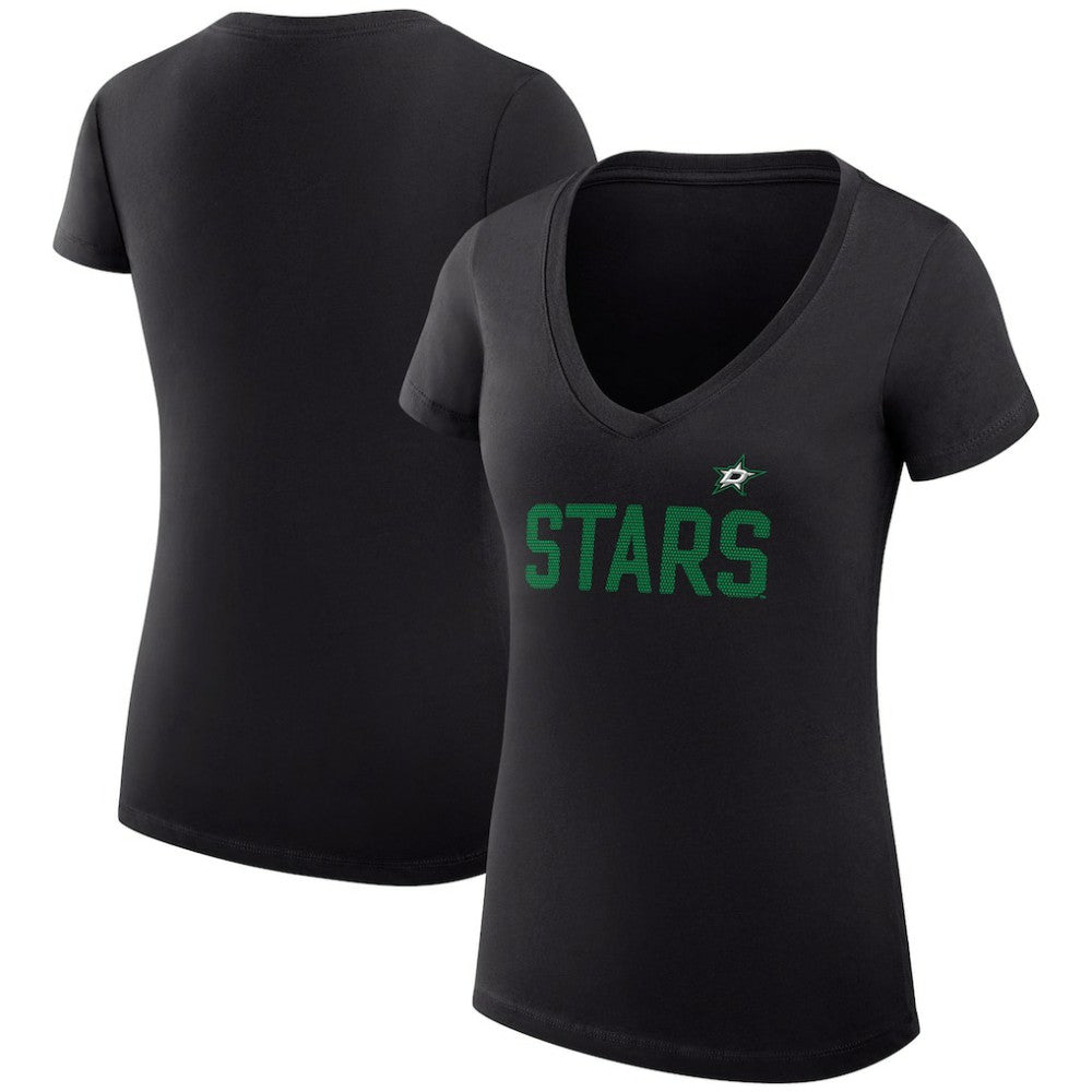 Dallas Stars G-III 4Her by Carl Banks Women's Super-Slim Fit Lightweight Dot Print Team V-Neck T-Shirt -  NHL T-shirts