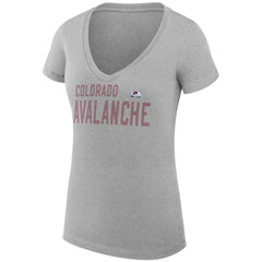 Colorado Avalanche G-III 4Her by Carl Banks Women's Super-Slim Fit Lightweight Dot Print Team V-Neck T-Shirt -  NHL T-shirts