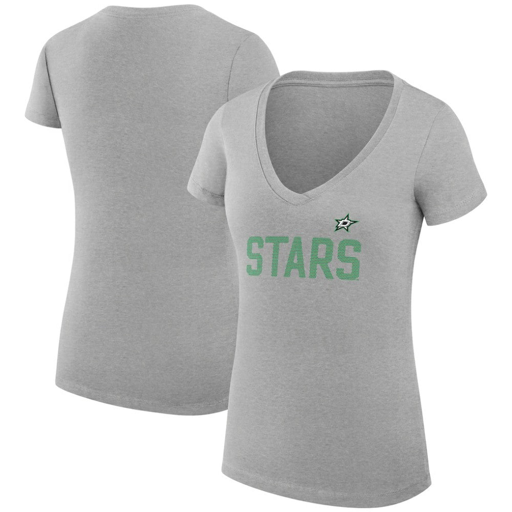 Dallas Stars G-III 4Her by Carl Banks Women's Super-Slim Fit Lightweight Dot Print Team V-Neck T-Shirt -  NHL T-shirts
