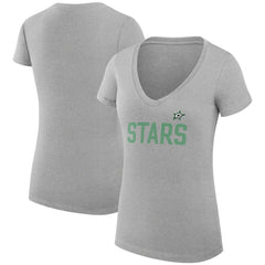 Dallas Stars G-III 4Her by Carl Banks Women's Super-Slim Fit Lightweight Dot Print Team V-Neck T-Shirt -  NHL T-shirts