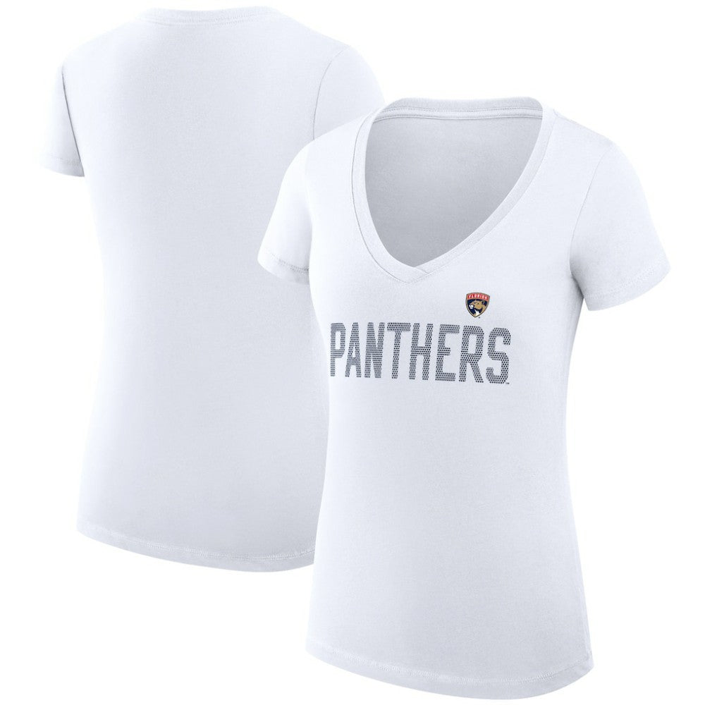 Florida Panthers G-III 4Her by Carl Banks Women's Super-Slim Fit Lightweight Dot Print Team V-Neck T-Shirt -  NHL T-shirts