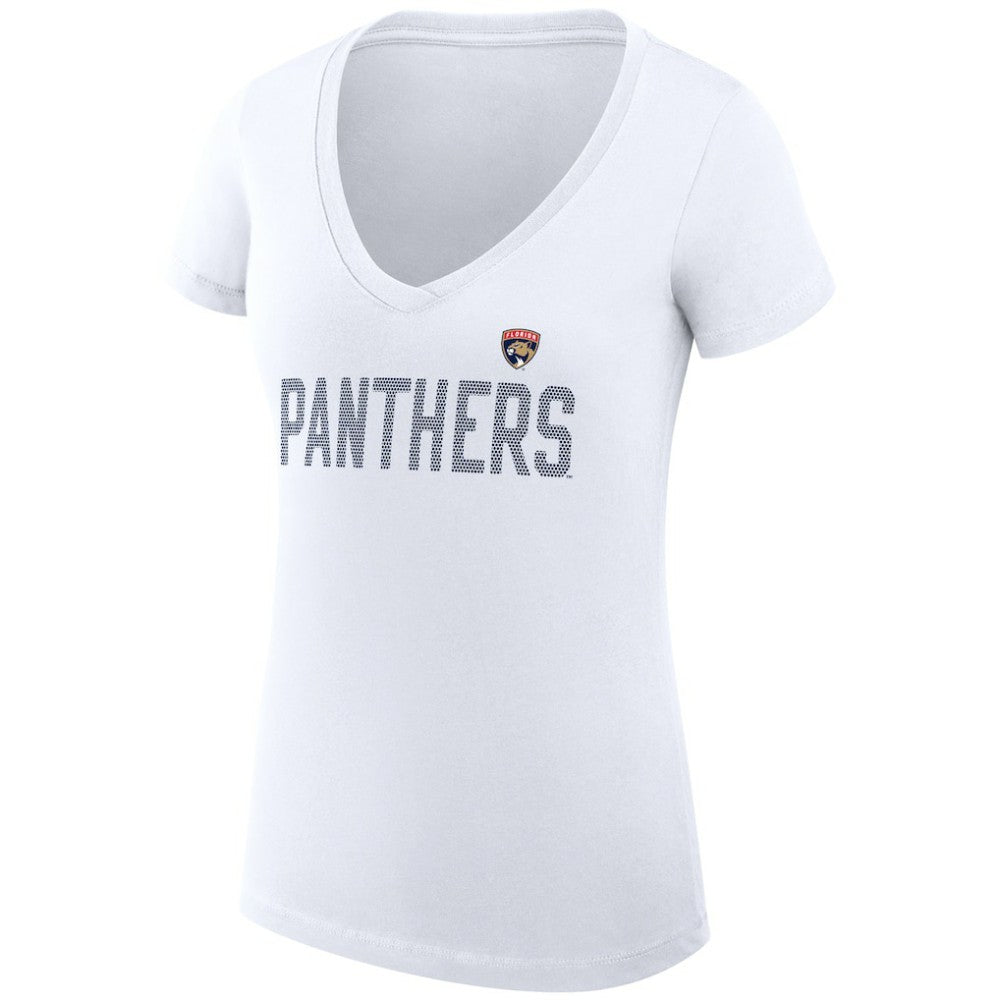 Florida Panthers G-III 4Her by Carl Banks Women's Super-Slim Fit Lightweight Dot Print Team V-Neck T-Shirt -  NHL T-shirts