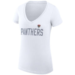 Florida Panthers G-III 4Her by Carl Banks Women's Super-Slim Fit Lightweight Dot Print Team V-Neck T-Shirt -  NHL T-shirts