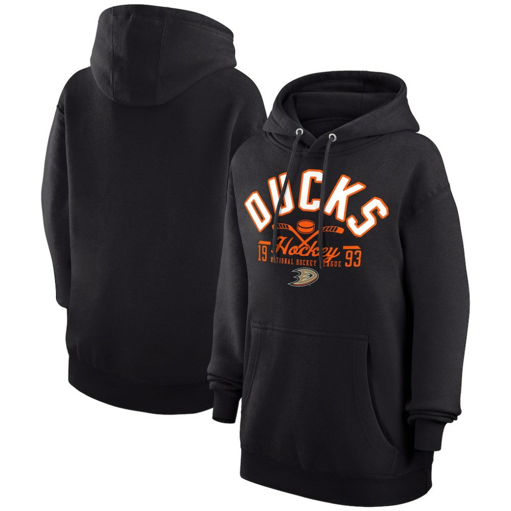 Anaheim Ducks Starter Puck Pullover Hoodie -  NHL Hoodies