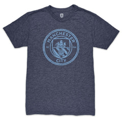 Manchester City Color Crest Twisted Tri-Blend T-Shirt