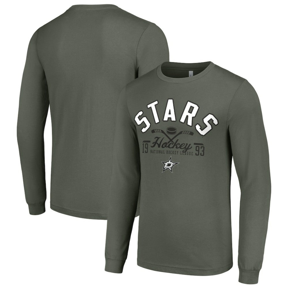Dallas Stars Starter Puck Long Sleeve T-Shirt -  NHL T-shirts
