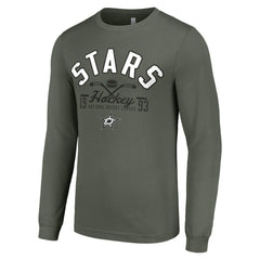Dallas Stars Starter Puck Long Sleeve T-Shirt -  NHL T-shirts