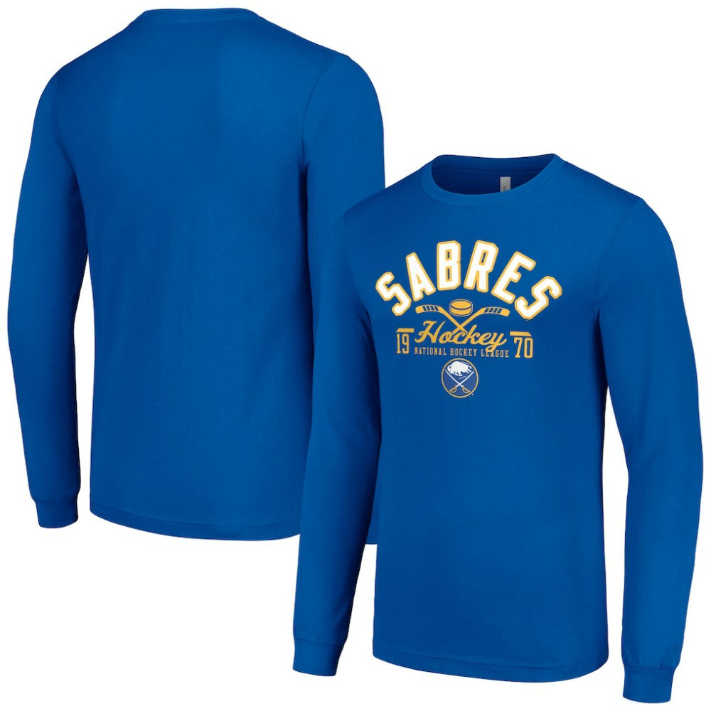 Buffalo Sabres Starter Puck Long Sleeve T-Shirt -  NHL T-shirts