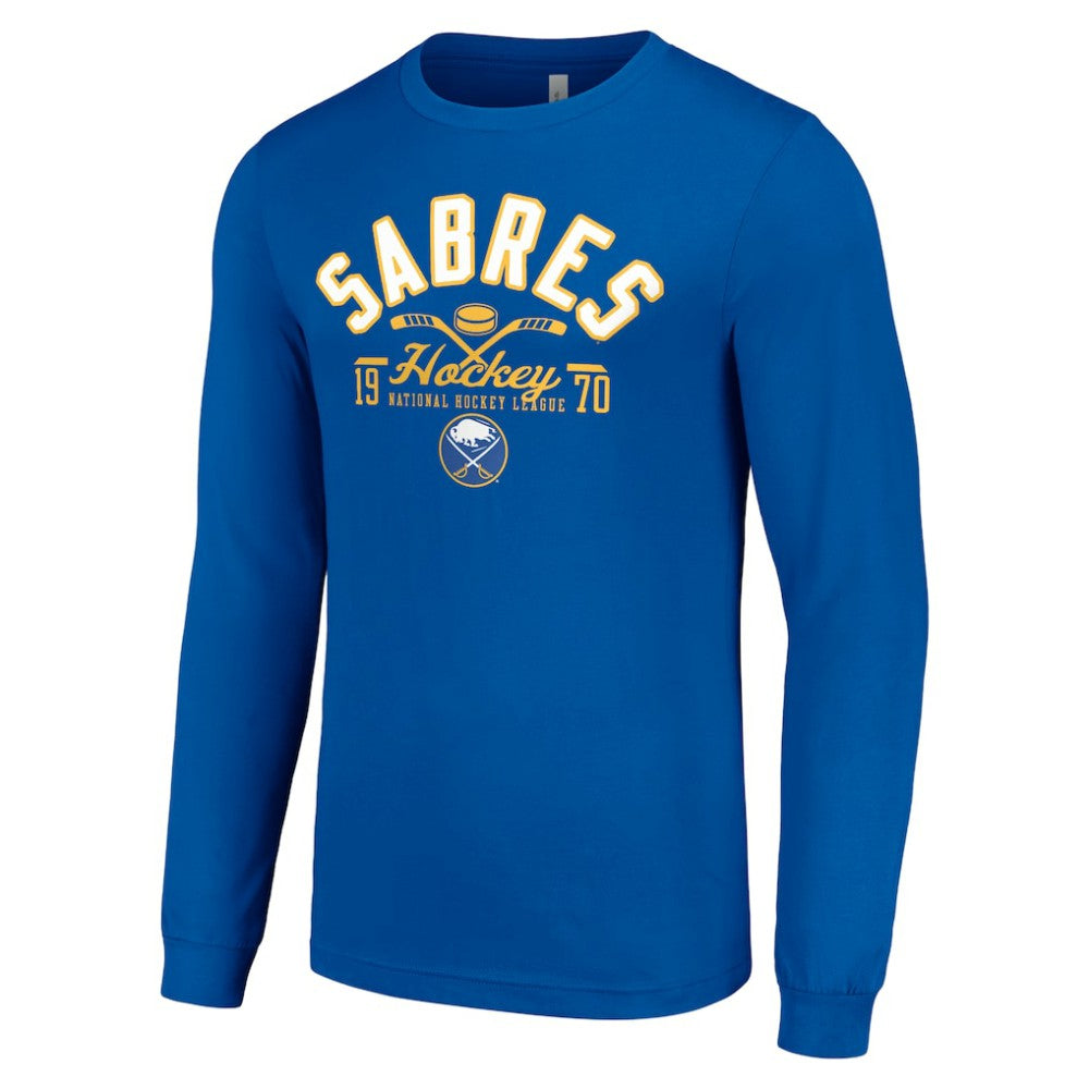 Buffalo Sabres Starter Puck Long Sleeve T-Shirt -  NHL T-shirts