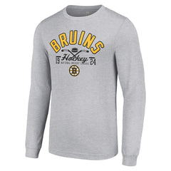 Boston Bruins Starter Puck Long Sleeve T-Shirt -  NHL T-shirts