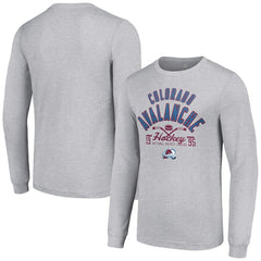 Colorado Avalanche Starter Puck Long Sleeve T-Shirt -  NHL T-shirts