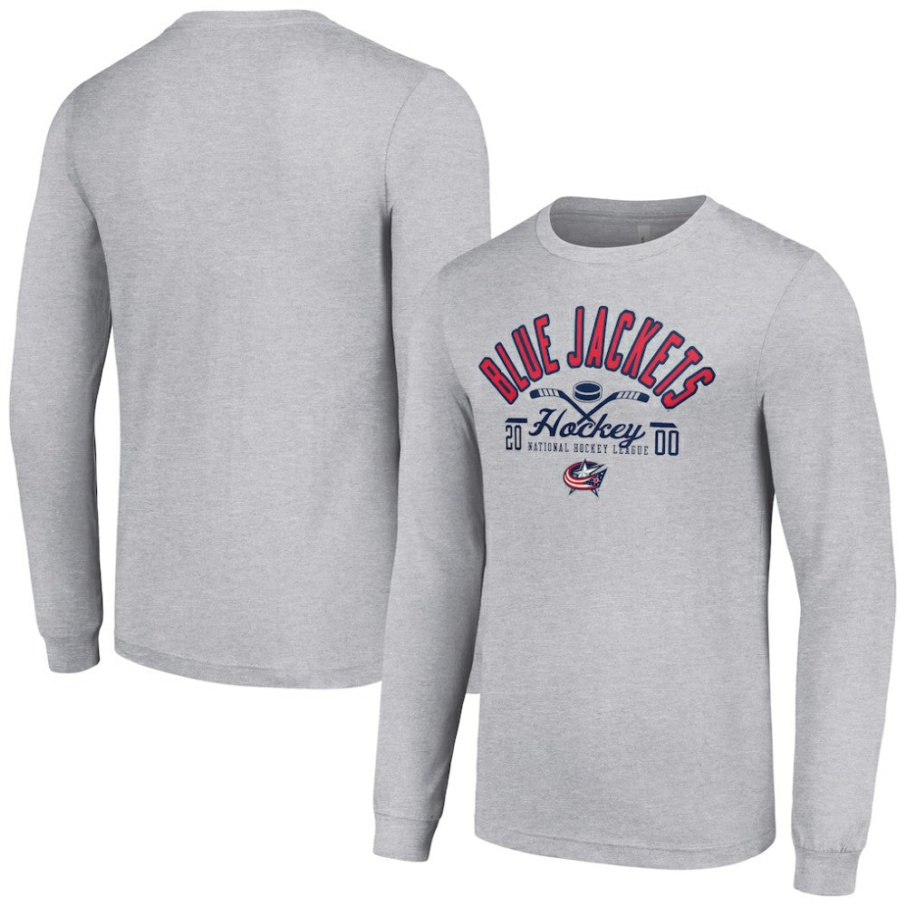 Columbus Blue Jackets Starter Puck Long Sleeve T-Shirt -  NHL T-shirts
