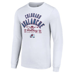 Colorado Avalanche Starter Puck Long Sleeve T-Shirt -  NHL T-shirts
