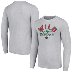 Minnesota Wild Starter Puck Long Sleeve T-Shirt -  NHL T-shirts
