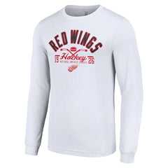 Detroit Red Wings Starter Puck Long Sleeve T-Shirt -  NHL T-shirts