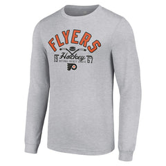 Philadelphia Flyers Starter Puck Long Sleeve T-Shirt -  NHL T-shirts