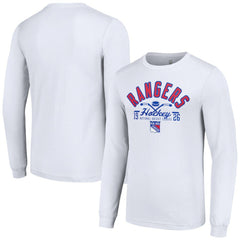 New York Rangers Starter Puck Long Sleeve T-Shirt -  NHL T-shirts