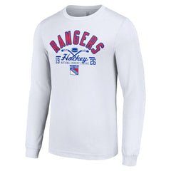 New York Rangers Starter Puck Long Sleeve T-Shirt -  NHL T-shirts