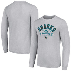 San Jose Sharks Starter Puck Long Sleeve T-Shirt -  NHL T-shirts