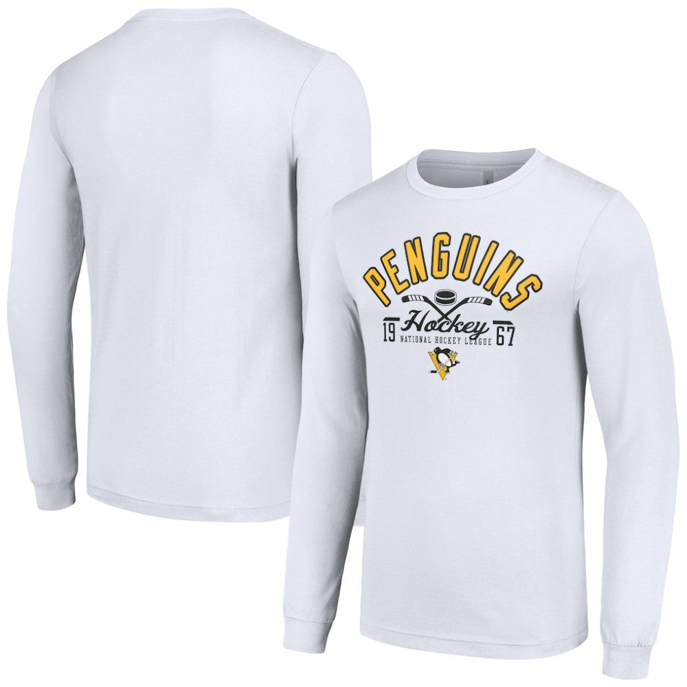 Pittsburgh Penguins Starter Puck Long Sleeve T-Shirt -  NHL T-shirts