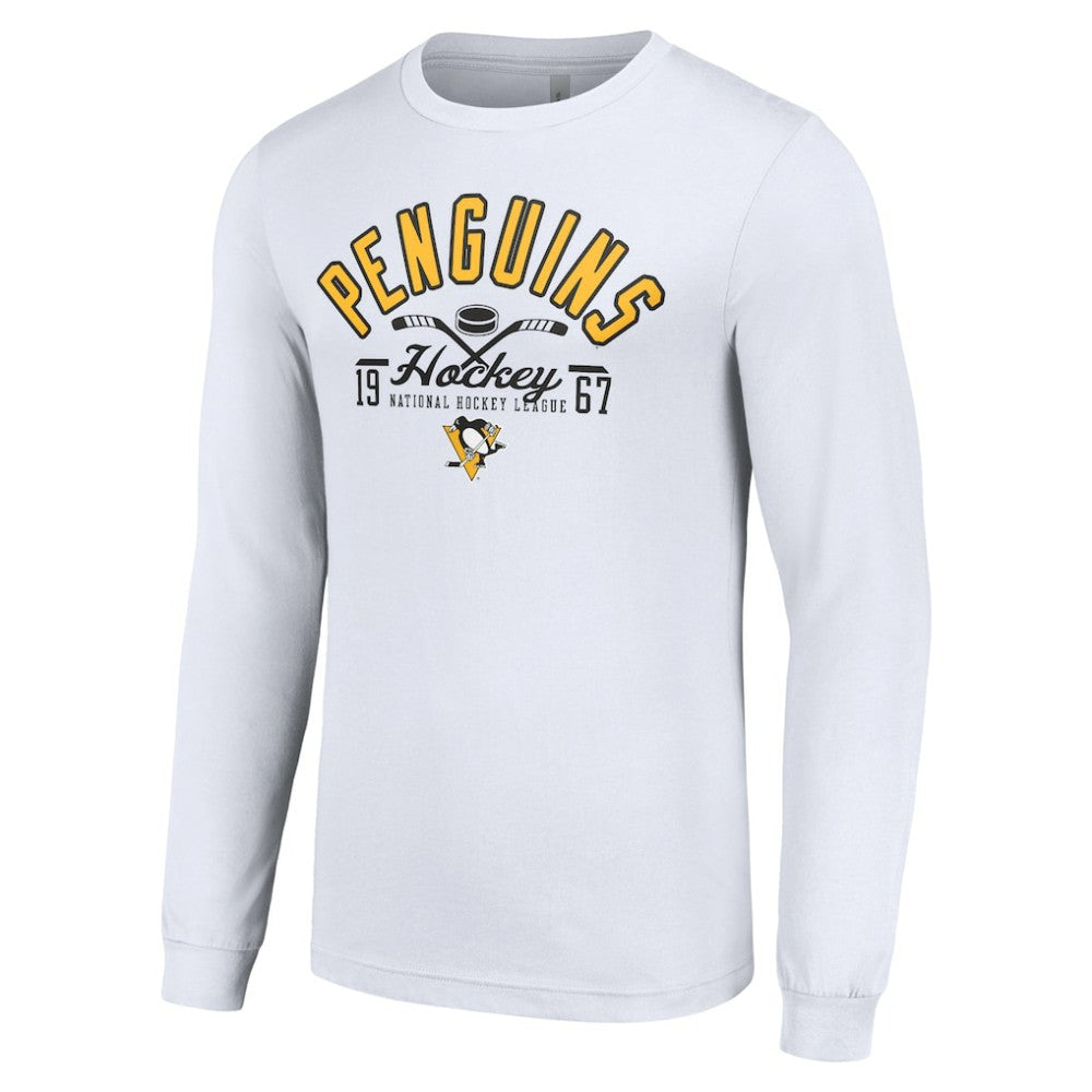 Pittsburgh Penguins Starter Puck Long Sleeve T-Shirt -  NHL T-shirts