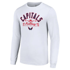 Washington Capitals Starter Puck Long Sleeve T-Shirt -  NHL T-shirts