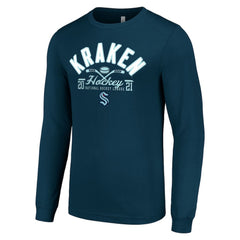 Seattle Kraken Starter Puck Long Sleeve T-Shirt -  NHL T-shirts