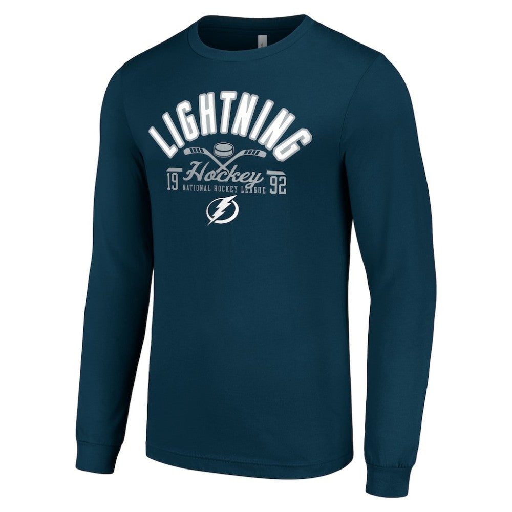 Tampa Bay Lightning Starter Puck Long Sleeve T-Shirt -  NHL T-shirts