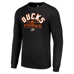 Anaheim Ducks Starter Puck Long Sleeve T-Shirt -  NHL T-shirts