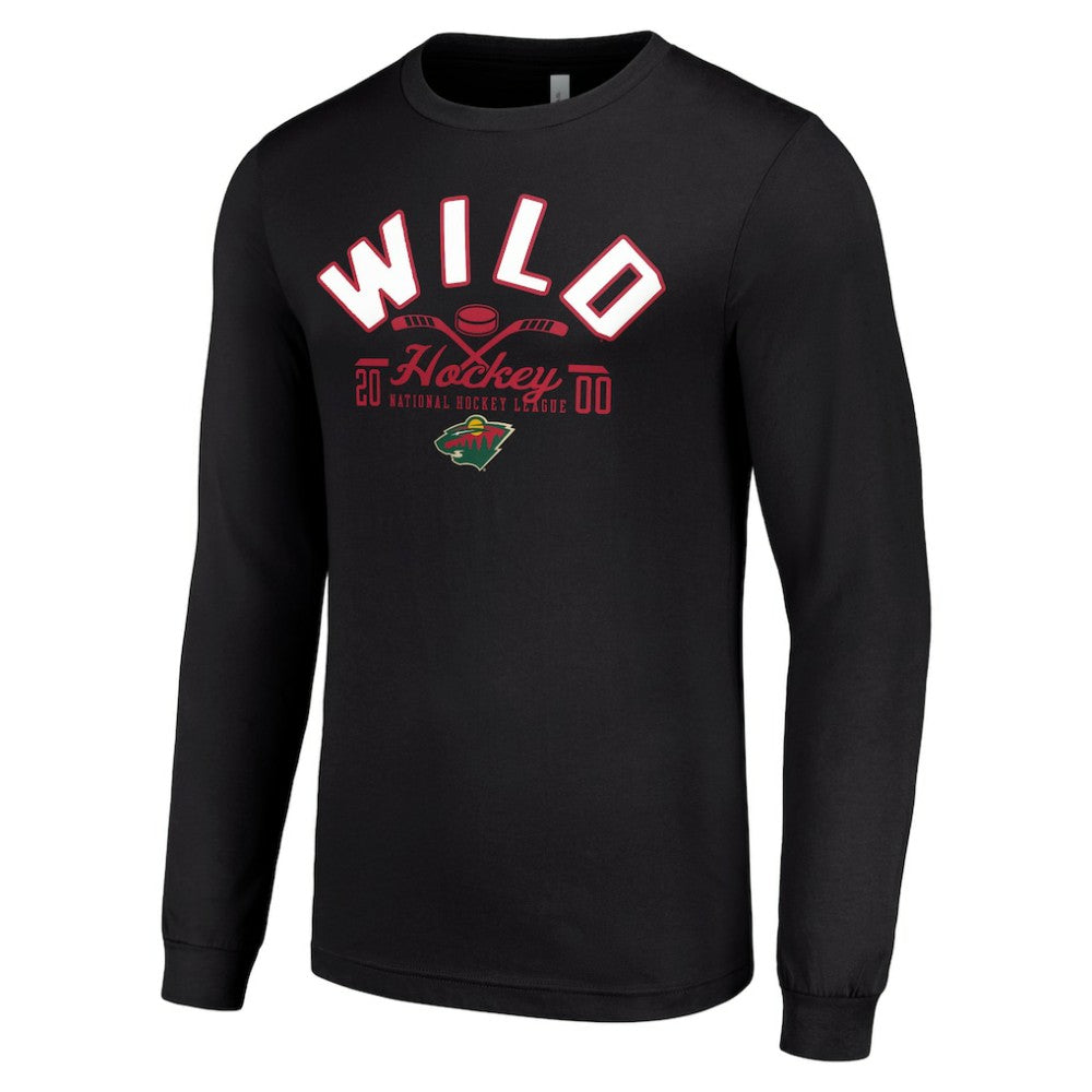 Minnesota Wild Starter Puck Long Sleeve T-Shirt -  NHL T-shirts