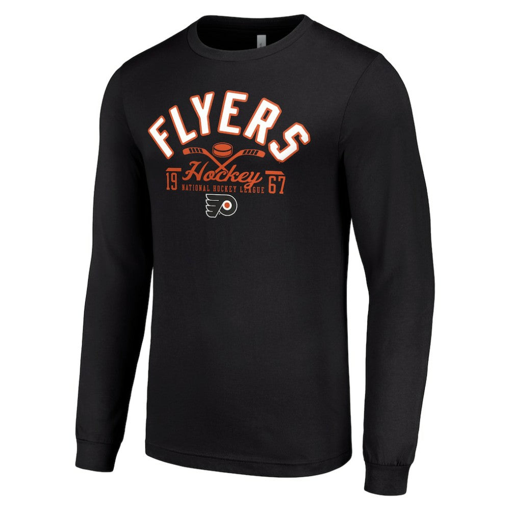 Philadelphia Flyers Starter Puck Long Sleeve T-Shirt -  NHL T-shirts