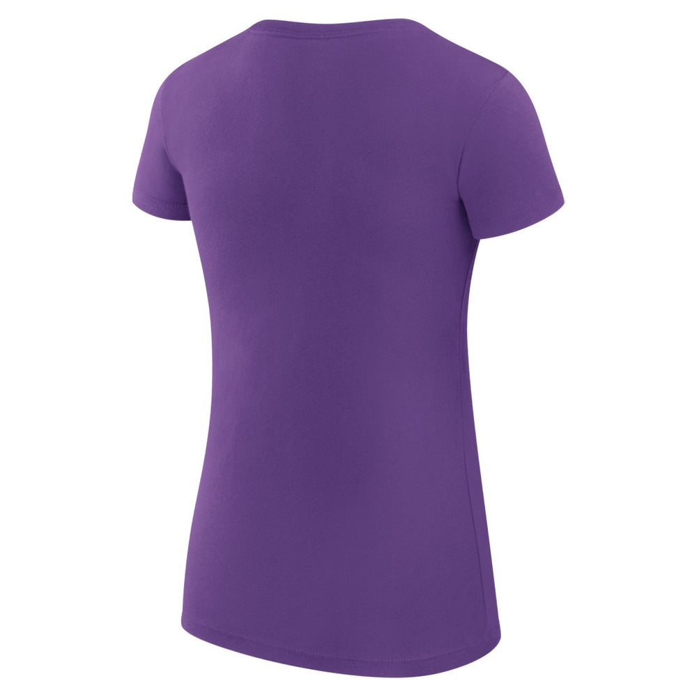 Purple Sacramento Kings G-III 4Her by Carl Banks Women's Super-Slim Fit Lightweight Basketball Love T-Shirt | NBA