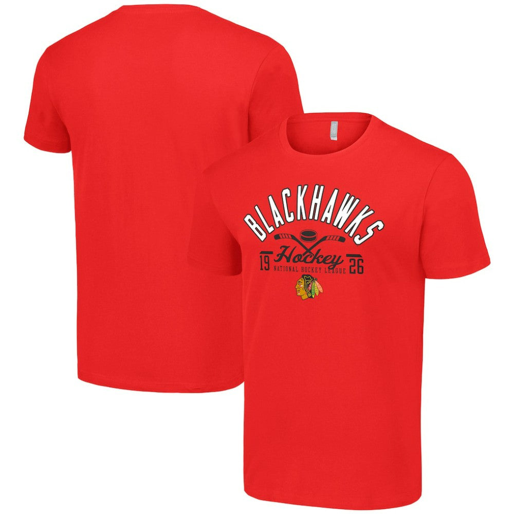 Chicago Blackhawks Starter Half Puck T-Shirt -  NHL T-shirts