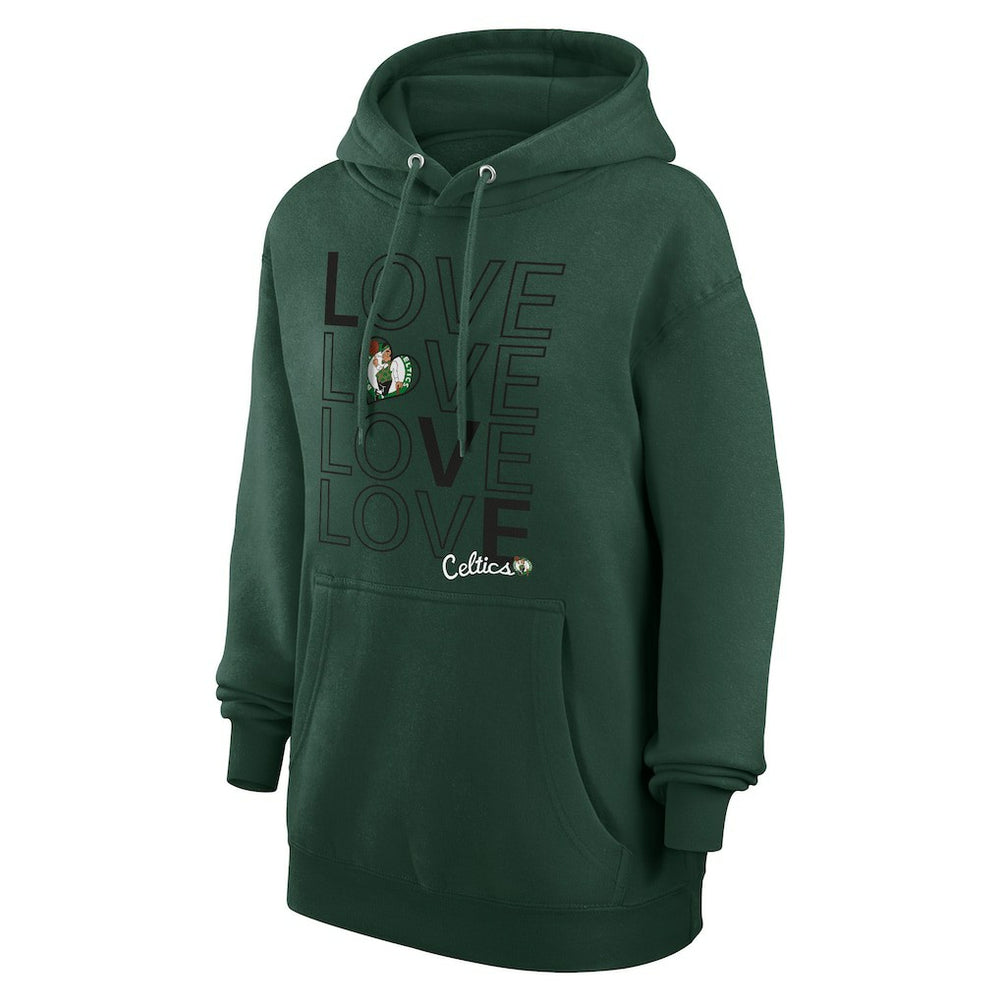 Green Boston Celtics G-III 4Her by Carl Banks Women's Basketball Love Fleece Pullover Hoodie | NBA