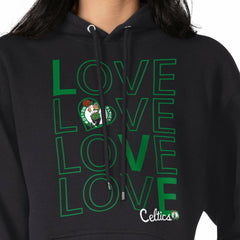 Black Boston Celtics G-III 4Her by Carl Banks Women's Basketball Love Fleece Pullover Hoodie | NBA