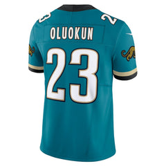 Jacksonville Jaguars Foye Oluokun  Prowler Throwback Vapor F.U.S.E. Limited Jersey | NFL On sale