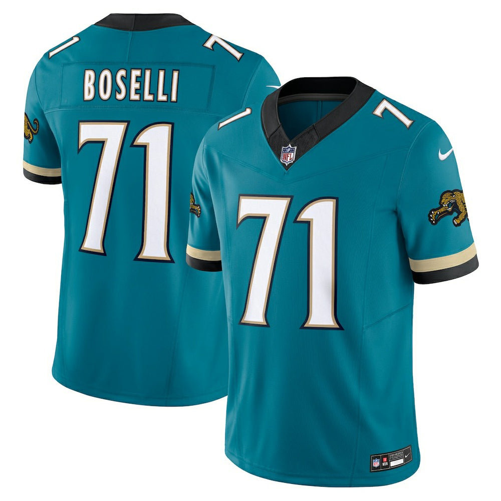 Jacksonville Jaguars Tony Boselli  Prowler Throwback Vapor F.U.S.E. Limited Retired Player Jersey | NFL Outlet