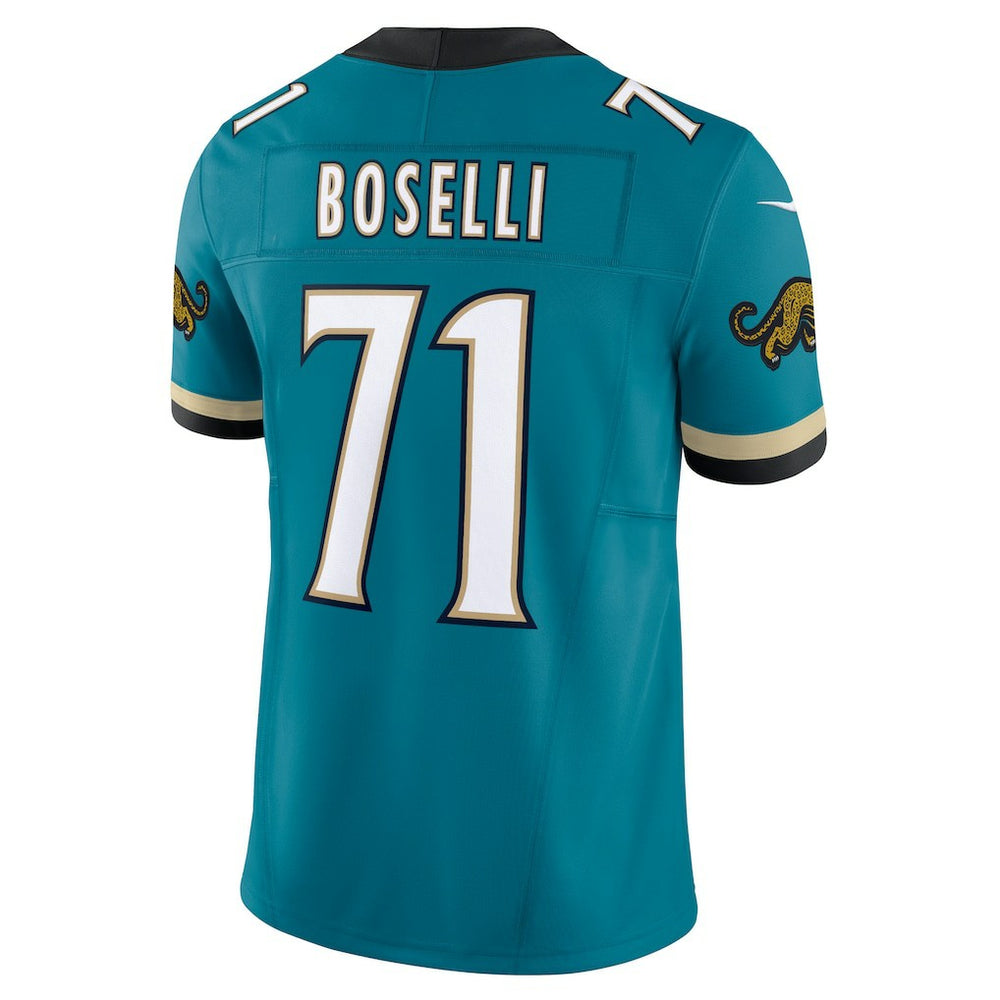 Jacksonville Jaguars Tony Boselli  Prowler Throwback Vapor F.U.S.E. Limited Retired Player Jersey | NFL Outlet
