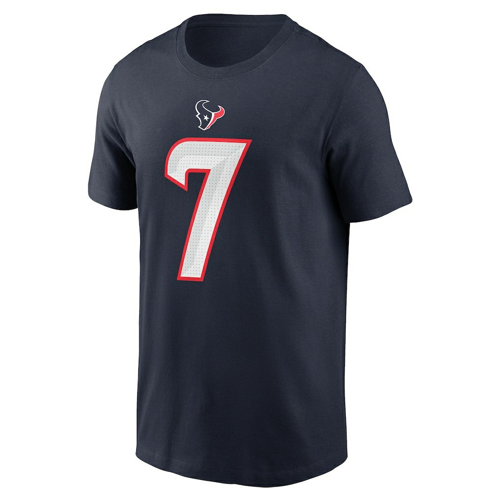 Houston Texans C.J. Stroud  Player Name & Number T-Shirt | NFL Hot
